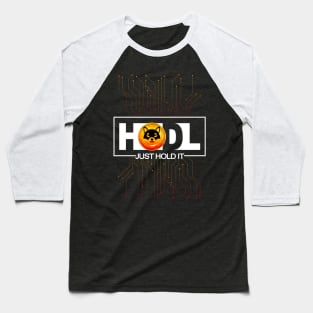 Just Hodl Shiba Inu Baseball T-Shirt